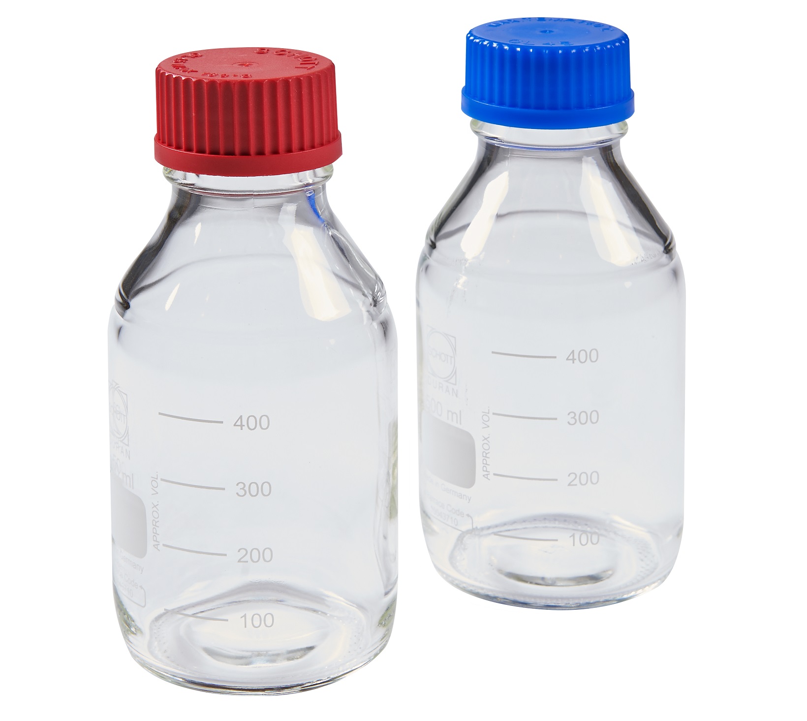 500ml ISO Reagent Bottle w/ 45mm BLUE Cap (140°C) | Air Sea Containers